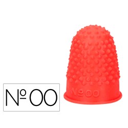 Dedil q-connect goma nº00 18-20 mm diametro caja de 12 unidades color rojo