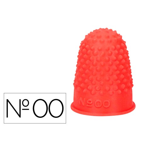 Dedil q-connect goma nº00 18-20 mm diametro caja de 12 unidades color rojo