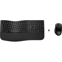 Set teclado + raton hp combo 685 modo dual comfort inalambrico color negro
