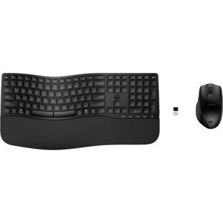 Set teclado + raton hp combo 685 modo dual comfort inalambrico color negro