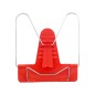 Atril liderpapel base plastico angulo ajustable soporte parte posterior 190x215 mm color rojo