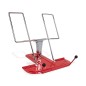 Atril liderpapel base metalica angulo ajustable soporte parteposterior 195x235 mm color rojo