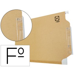 25 Unidades - Carpeta colgante gio folio 50200 visor lateral 365x275x355 mm