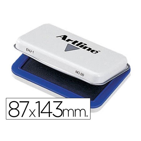 Tampon artline nº2 azul 87x143 mm