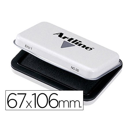 Tampon artline nº1 negro 67x106 mm