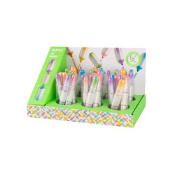 36 Unidades - Rotulador apli fluorescente mini doble punta colores surtidos