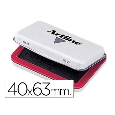 Tampon artline nº00 rojo 40x63 mm