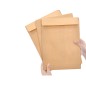 Sobre liderpapel bolsa armado kraft envio seguridad 260x360 mm solapa tira de silicona 120 gr caja de 100 unidades