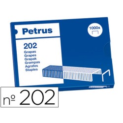 Grapas petrus bambina nº 202 caja de 1000 unidades