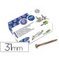 Encuadernadores liderpapel niquelados n.7 31 mm caja de 100 unidades Encuadernadores liderpapel niquelados n.7 31 mm caja de 100 unidades