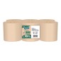 Papel secamanos amoos naturally soft 2 capas pasta cruda paquete de 6 rollos 125 m