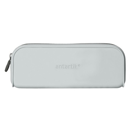 Estuche portatodo antartik prisma silicona soft rectangular 185x50x75 mm gris