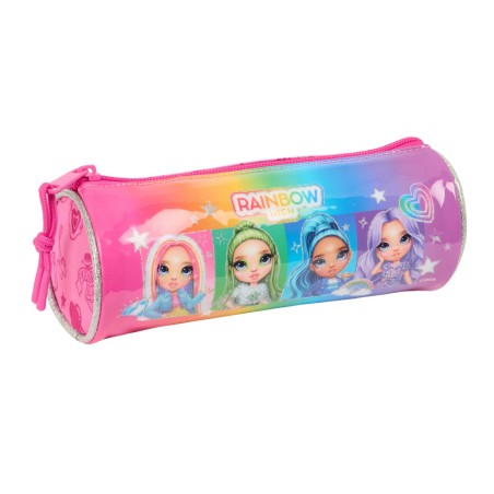 Bolso escolar portatodo safta redondo rainbow high shine 70x200x70 mm