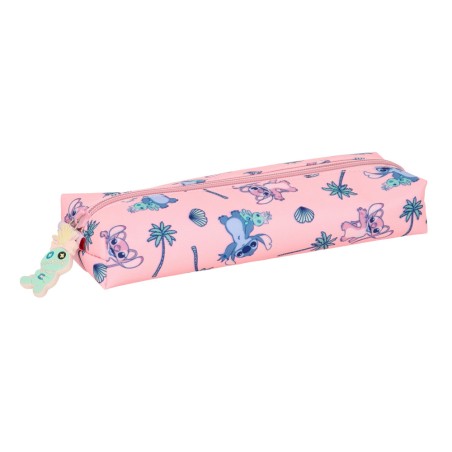 Bolso escolar portatodo safta rectangular con goma elastica 22cm stitch beach 40x220x70 mm