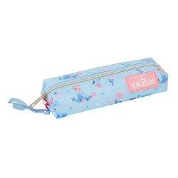 Bolso escolar portatodo safta rectangular con goma elastica 22cm frozen ice magic 40x220x70 mm