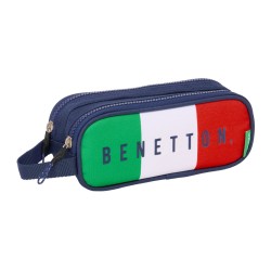 Bolso escolar portatodo safta doble benetton flag 80x210x60 mm