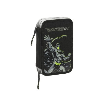 Plumier escolar safta doble pequeño 29 piezas batman game over 195x125x40 mm
