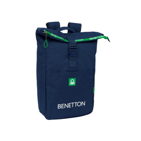 Mochila safta solapa para portatil 15,6'' benetton green 420x280x130 mm