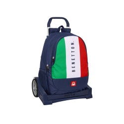 Mochila safta mod. 665 con carro evolution benetton flag 440x320x160 mm