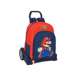 Mochila safta mod. 305 con carro evolution super mario trick 420x320x150 mm