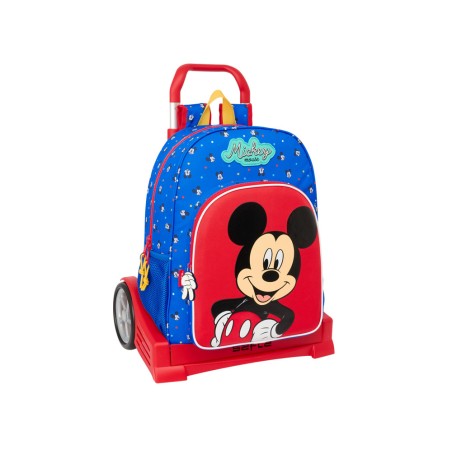 Mochila safta mod. 180 con carro evolution mickey mouse good day 420x330x140 mm