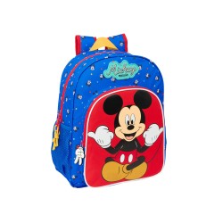 Mochila safta junior adaptable a carro mickey mouse good day 380x320x120 mm