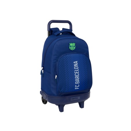 Mochila safta grande con ruedas compact extraible f.c. barcelona navy blue 450x330x220 mm