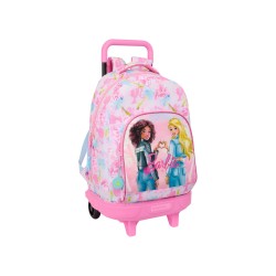 Mochila safta grande con ruedas compact extraible barbie 450x330x220 mm