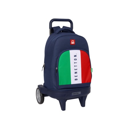 Mochila safta grande con ruedas compact evolution extraible benetton flag 450x330x220 mm