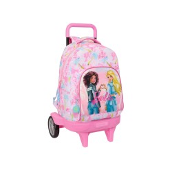 Mochila safta grande con ruedas compact evolution extraible barbie 450x330x220 mm