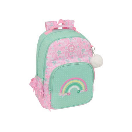 Mochila safta doble con cantoneras adaptable a carro glowlab amazing 420x320x150 mm