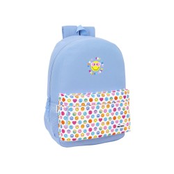 Mochila safta adaptable a carro reciclado smiley world joyful 460x300x140 mm