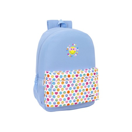 Mochila safta adaptable a carro reciclado smiley world joyful 460x300x140 mm