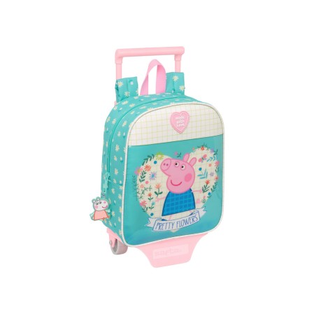 Mochila safta con carro 805 peppa pig pretty flowers 270x220x100 mm