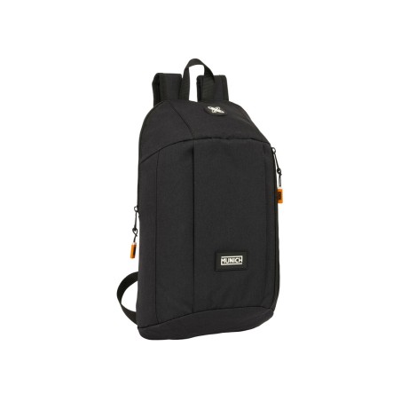 Mini mochila safta con cremallera vertical munich lagoon 390x220x100 mm