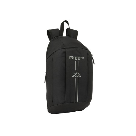 Mini mochila safta con cremallera vertical kappa dark 390x220x100 mm