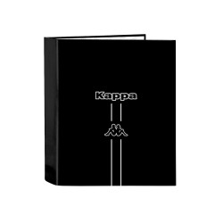 Carpeta carton folio 4 anillas safta lomo ancho kappa dark