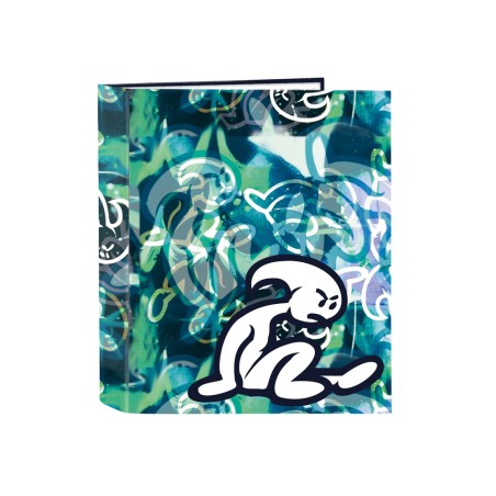 Carpeta carton folio 4 anillas safta lomo ancho el niño kook