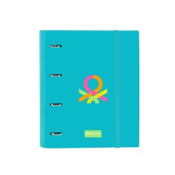Carpeta con recambio safta din a4 cuadro 5 mm con goma y 5 separadores benetton spring