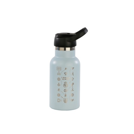 Botella portaliquidos safta termo 350ml runbotts real madrid 73x195x73 mm