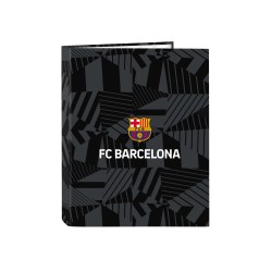 Carpeta 4 anillas mixtas safta folio f.c. barcelona black