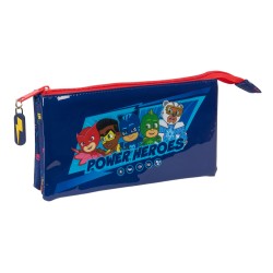 Bolso escolar portatodo safta triple pjmasks ready 120x220x30 mm