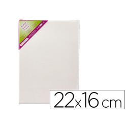 Bastidor liderpapel 1f lienzo grapado trasero algodon 100% 22x16 cm gramaje 280g/m2