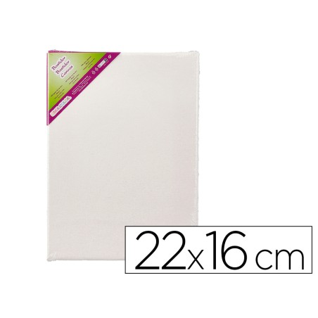 Bastidor liderpapel 1f lienzo grapado trasero algodon 100% 22x16 cm gramaje 280g/m2