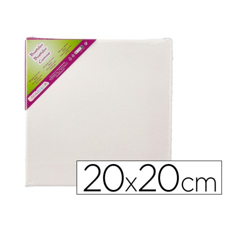 Bastidor liderpapel lienzo grapado trasero algodon 100% 20x20 cm gramaje 280g/m2