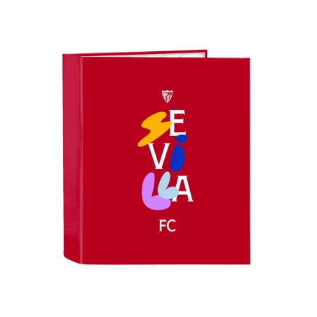 Carpeta safta 4 anillas lomo ancho carton folio sevilla f.c. corporativa