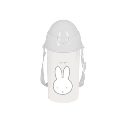Botella portaliquidos safta 500 ml apertura automatica con pajita miffy menta 195x73x73 mm