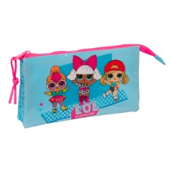Bolso escolar portatodo safta triple l.o.l. surprise divas 30x220x120 mm