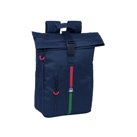Mochila safta solapa para portatil 15,6" benetton italy 130x280x420 mm
