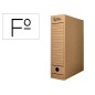 Caja archivo definitivo liderpapel folio carton reciclado 325g/m2 lomo 100 mm kraft 365x100x251 mm Caja archivo definitivo liderpapel folio carton reciclado 325g/m2 lomo 100 mm kraft 365x100x251 mm
